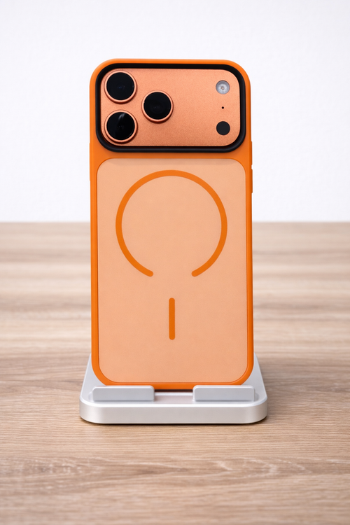 iPhone 17 Pro Max Magnetic Case (MagSafe Compatible) – Orange | ProShield AU