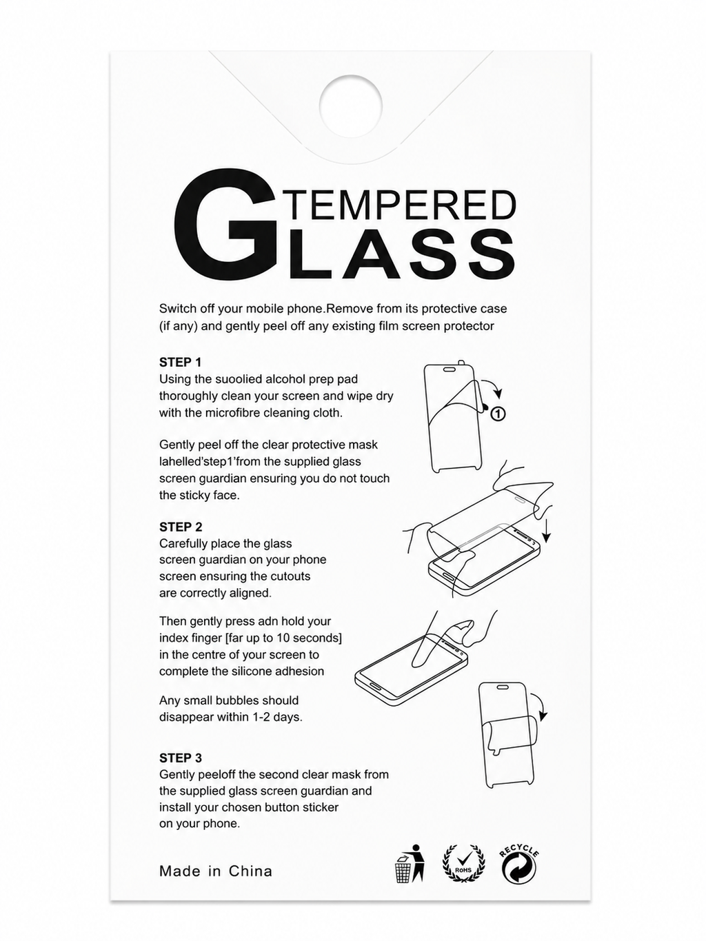 Premium Privacy Tempered Glass Screen Protector