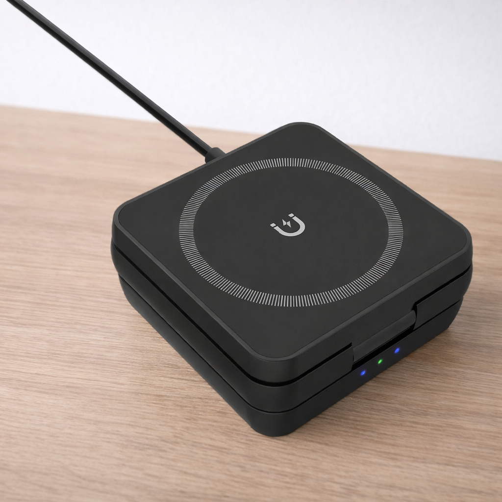 Charge All Your Devices at Once – Foldable 3-in-1 Magnetic Fast Charger 🔥
