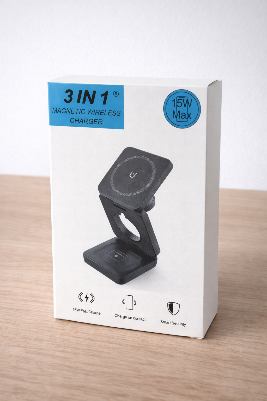 Charge All Your Devices at Once – Foldable 3-in-1 Magnetic Fast Charger 🔥