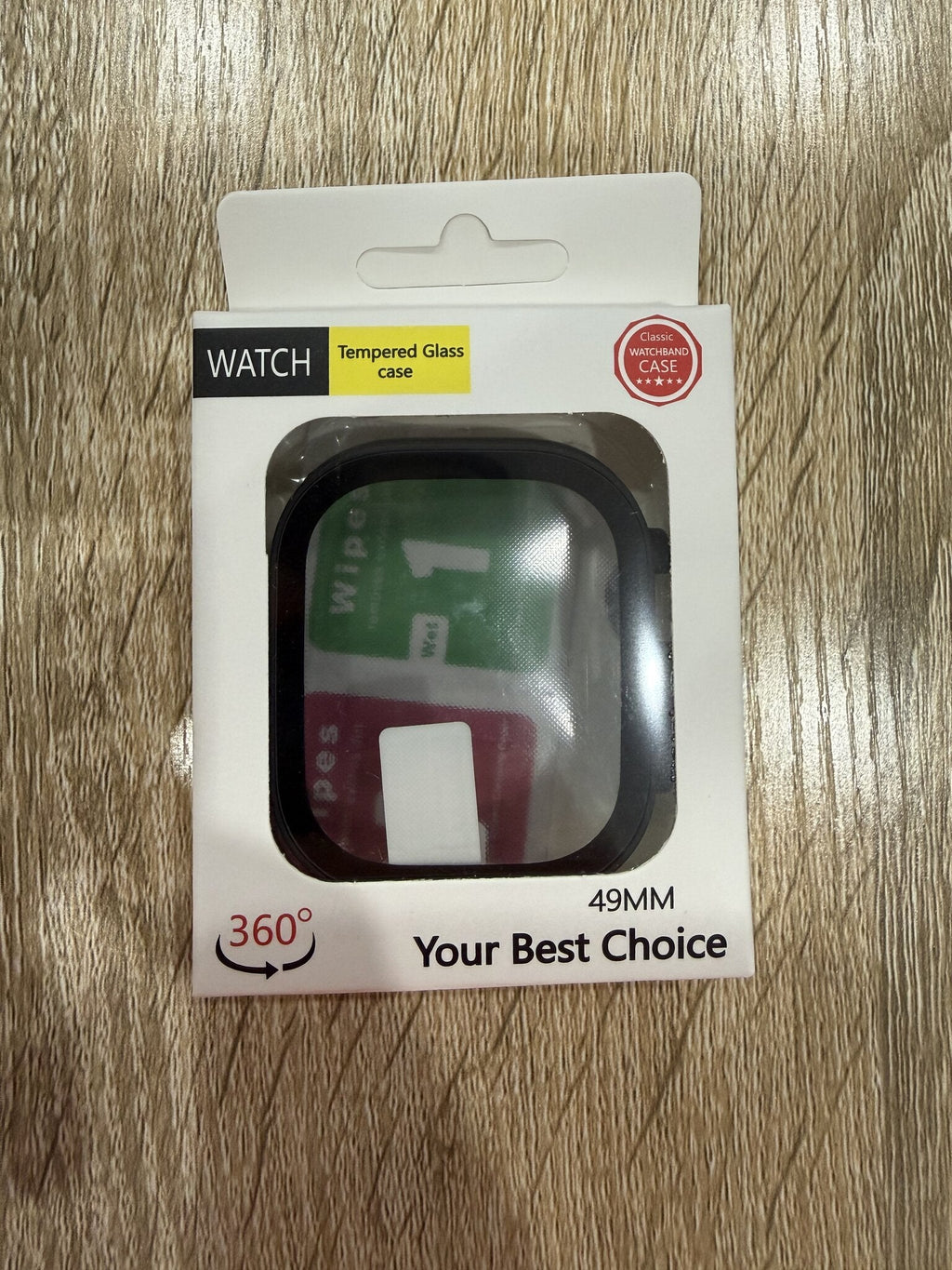 Apple Watch 360 Tempered Glass Case - 49mm Ultra