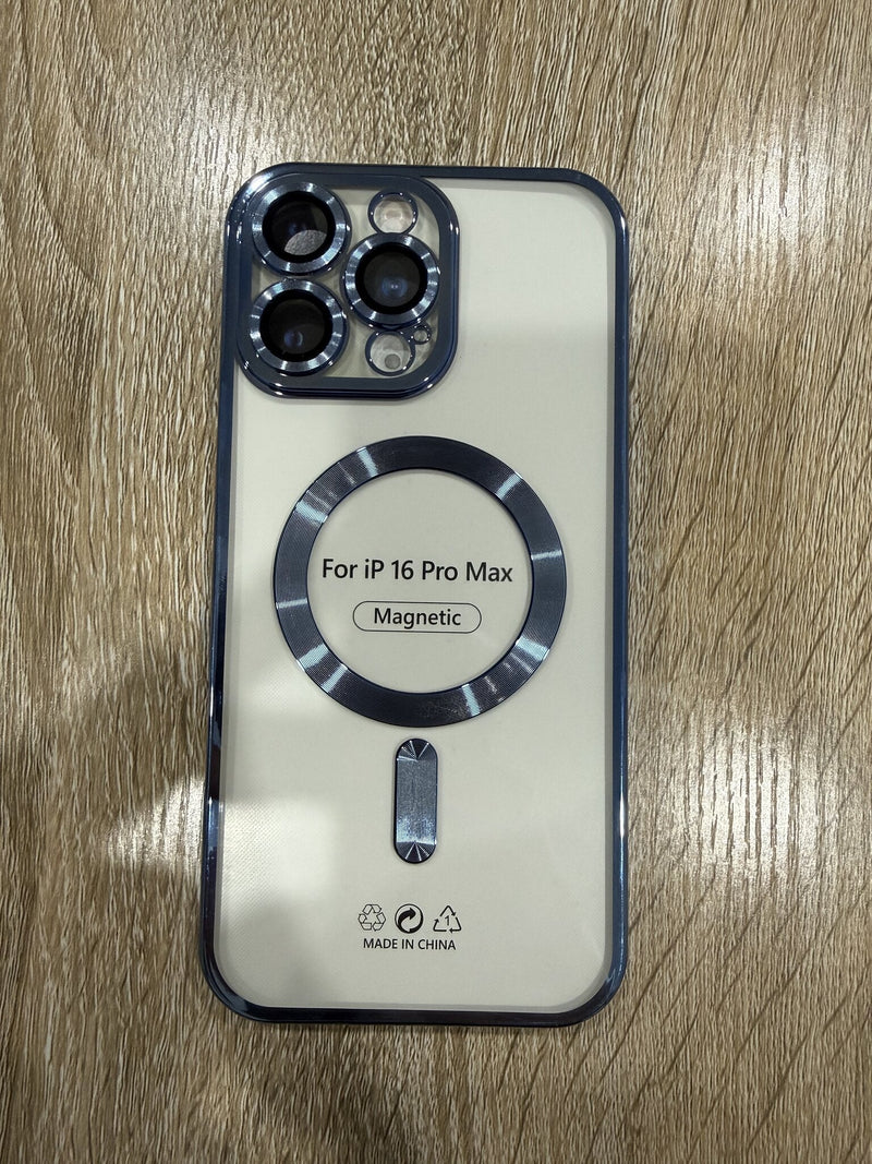 Crystal Magnetic Case - iPhone 16 Pro Max (Space Blue)