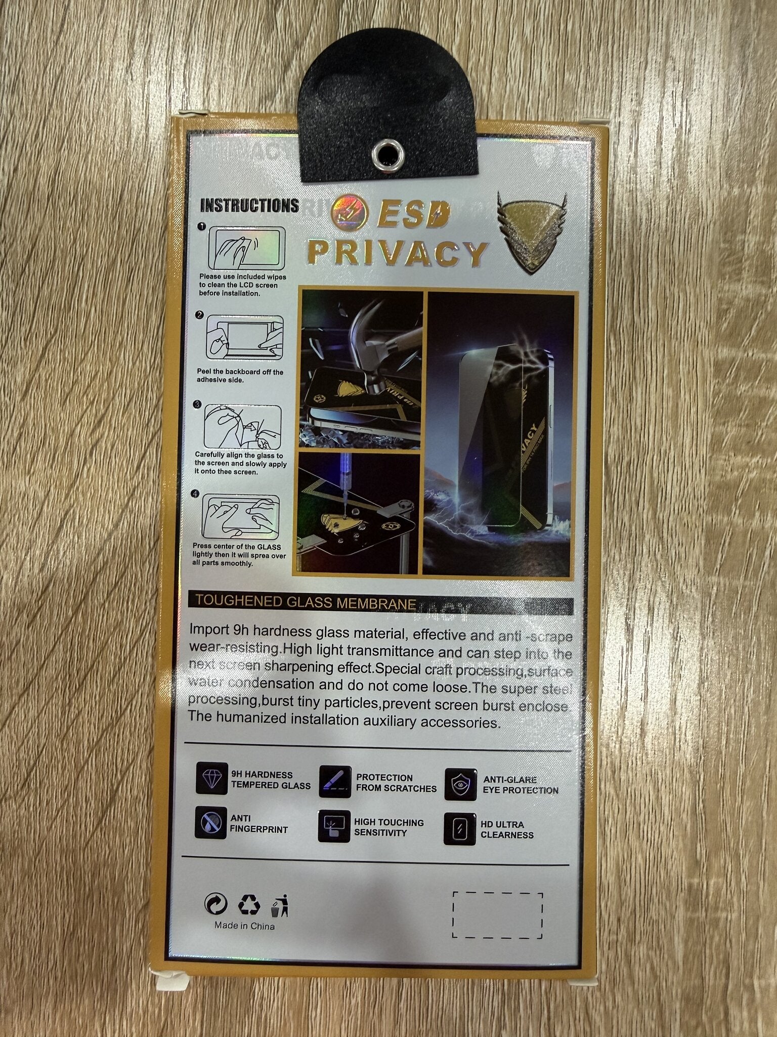 ESD Privacy 28 Premium Tempered Glass