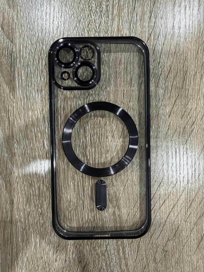 Crystal Magnetic Case - iPhone 15 (Black)