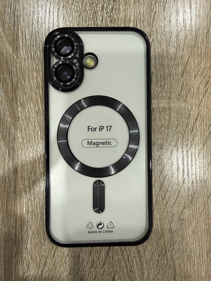 Crystal Magnetic Case - iPhone 17 (Black)