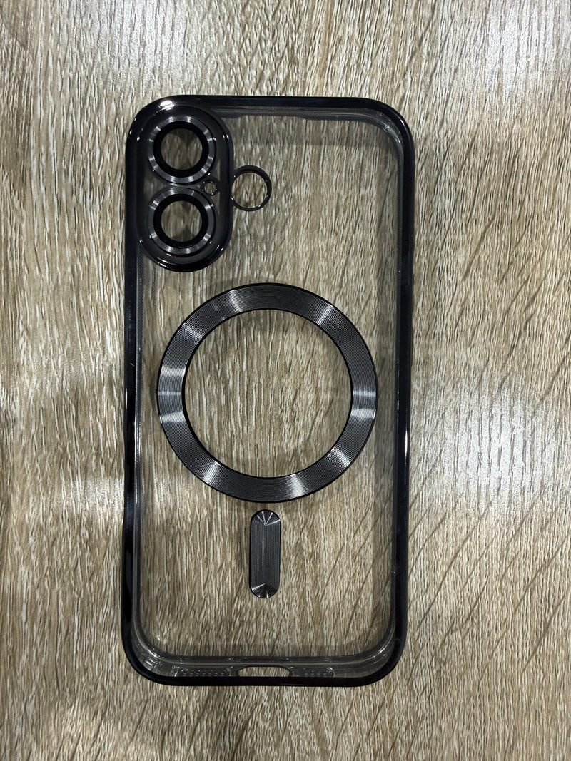 Crystal Magnetic Case - iPhone 17 (Black)