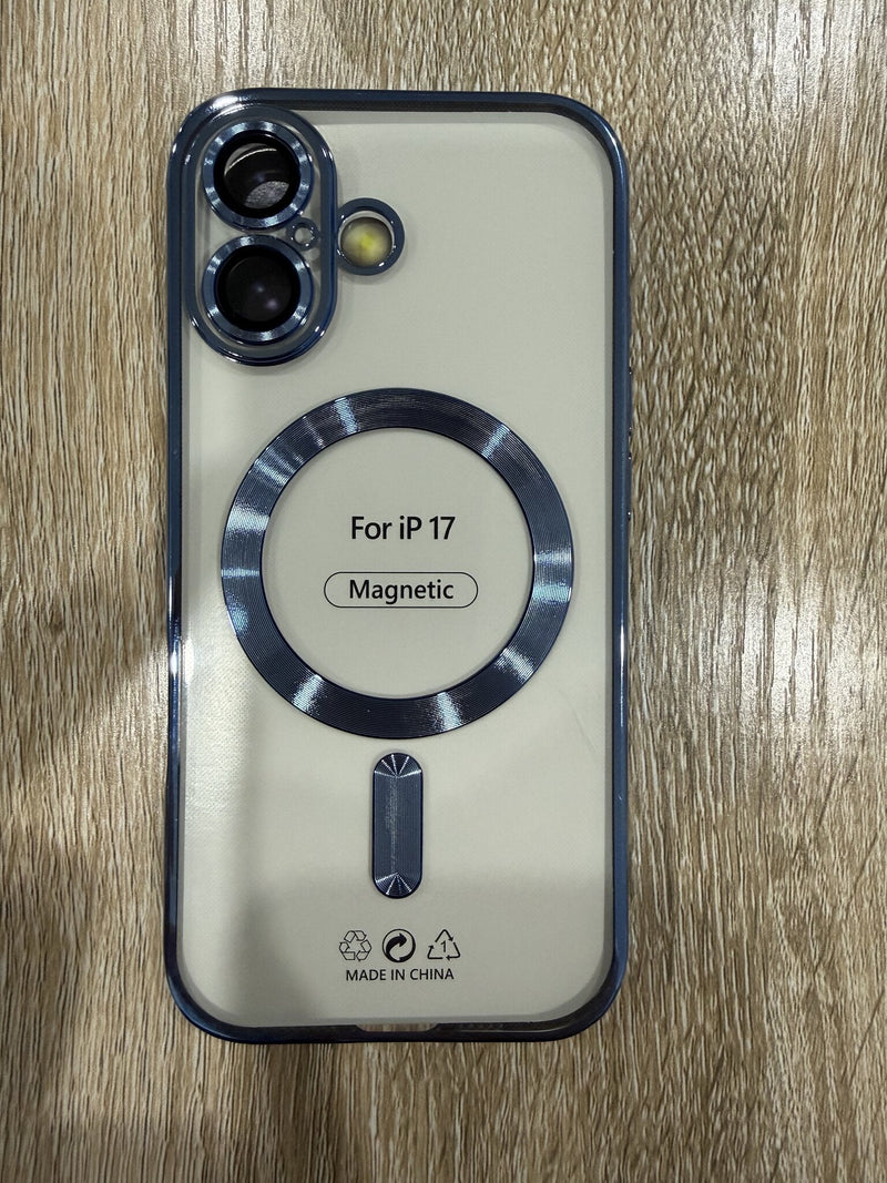 Crystal Magnetic Case - iPhone 17 (Blue)