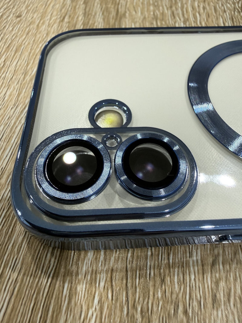 Crystal Magnetic Case - iPhone 17 (Blue)