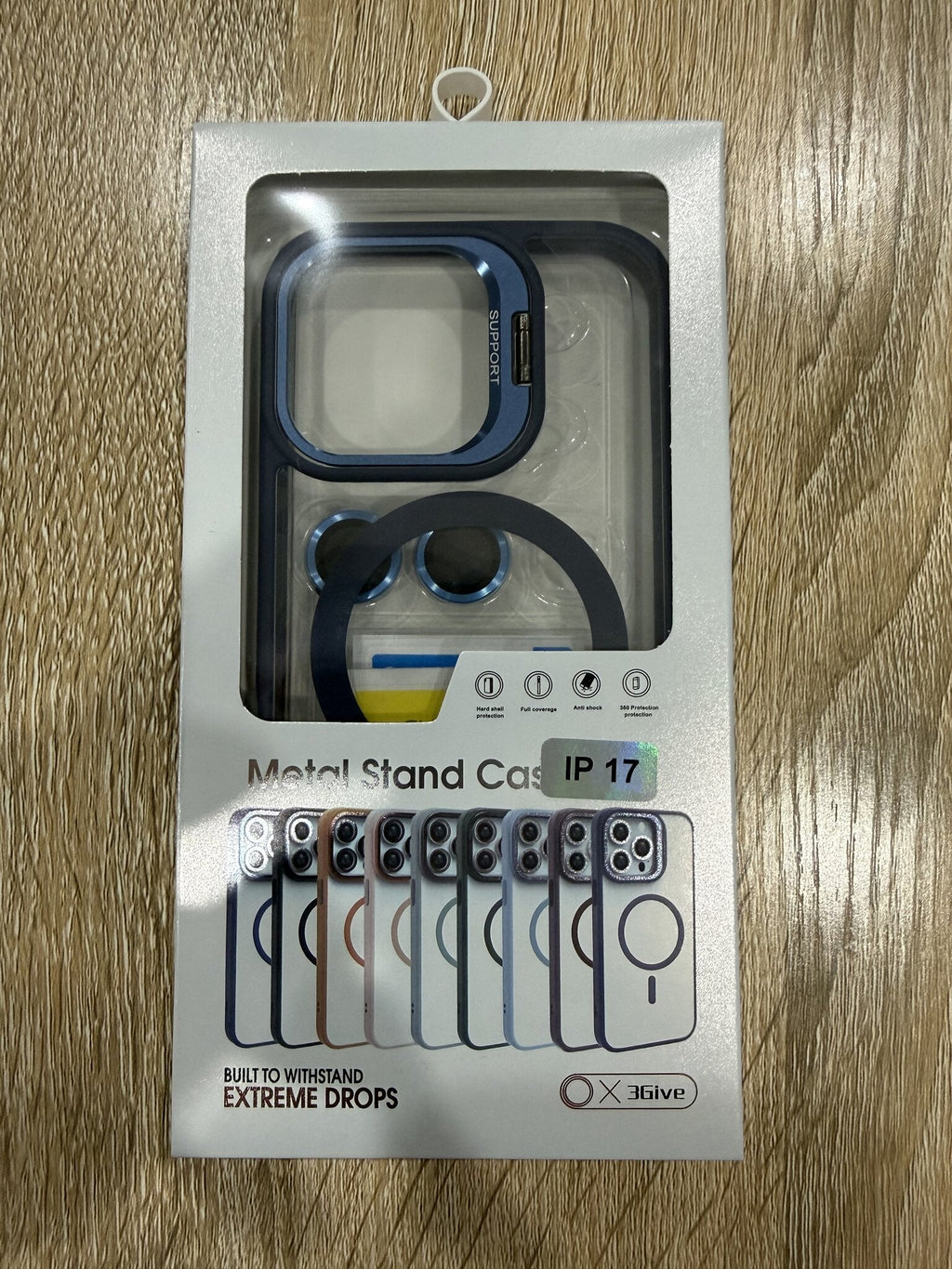 Crystal Armor Stand MagSafe Case - iPhone 17