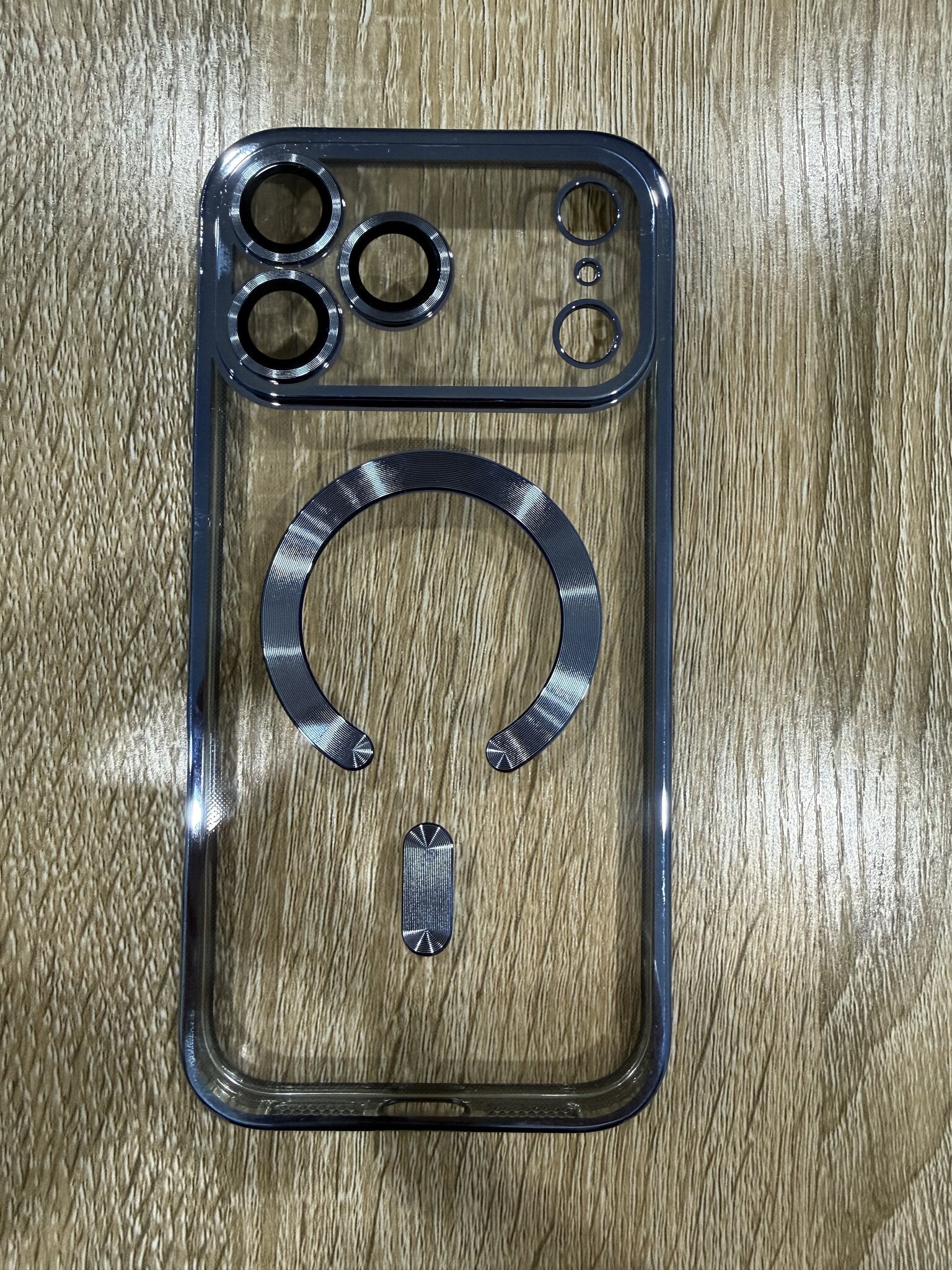 Crystal Magnetic Case iPhone 17 Pro Max Blue