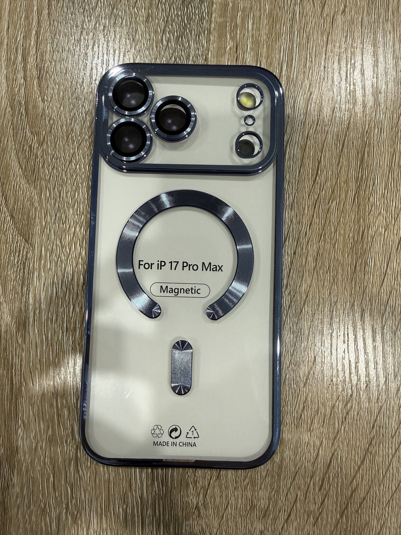 Crystal Magnetic Case - iPhone 17 Pro Max (Blue)