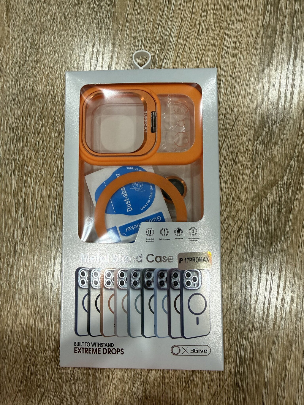 Metal Camera Stand MagSafe Case with Lens Protectors - iPhone 17 Pro Max