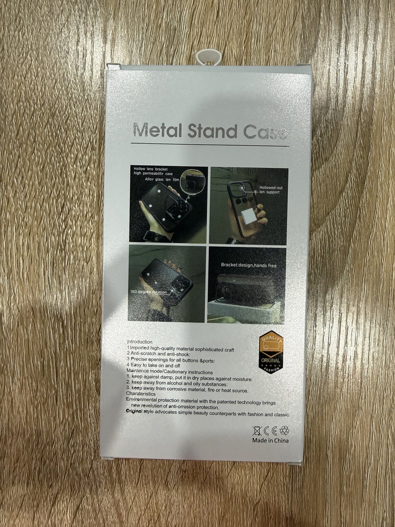 Metal Camera Stand MagSafe Case with Lens Protectors - iPhone 17 Pro Max