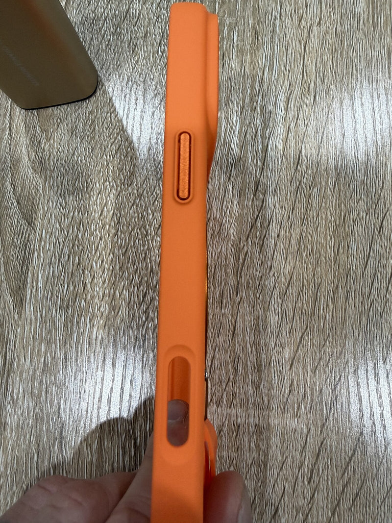 Premium Armor Stand MagSafe Case - iPhone 17 Pro Max (Orange)